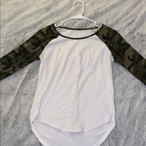 Camo sleeve long sleeve